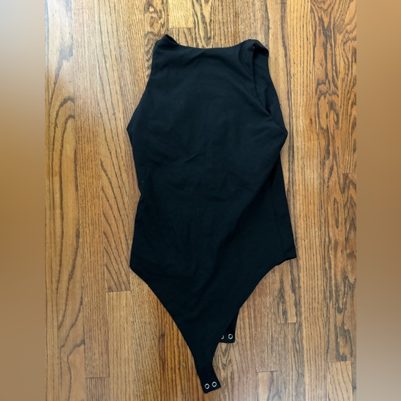 High neck tank bodysuit with thong back black. Like new size small! - Picture 4 of 4